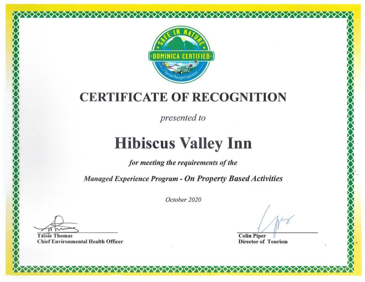 Hibiscus Valley Inn Marigot Екстериор снимка